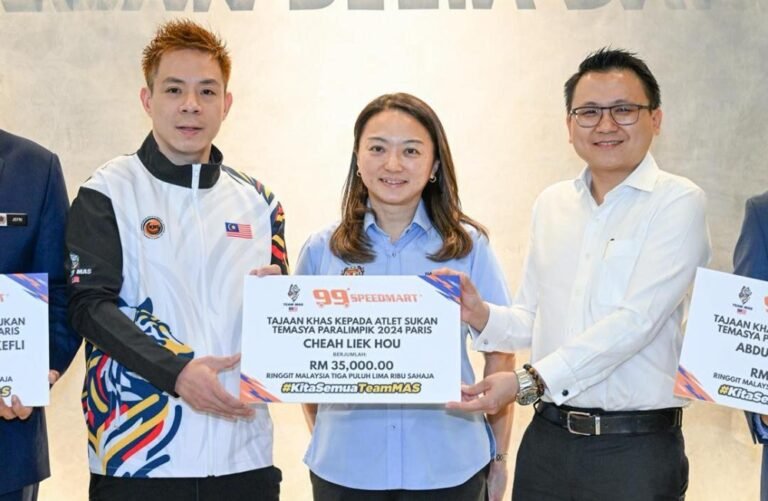 99 Speedmart 残奥会奖金 感动全马！RM107,000化解巴黎残奥会奖金风波，李良华举动获赞