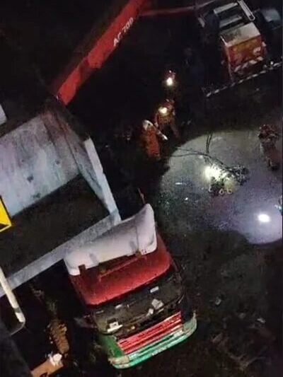 SPE大道发生双重事故