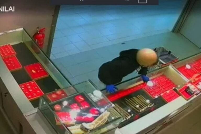 汝来金店抢劫案｜闭路电视还原全过程 匪徒快进快出掠走金饰